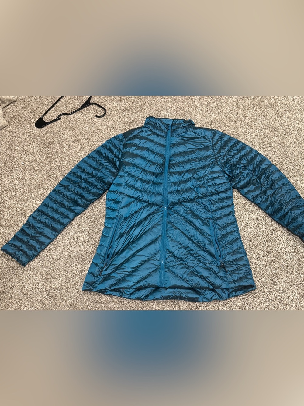 Costco Lightweight Teal Packable Puffer Jacket - Women's